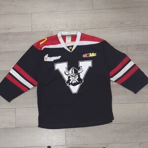 Force1 Black and Red Kids Viking Jersey